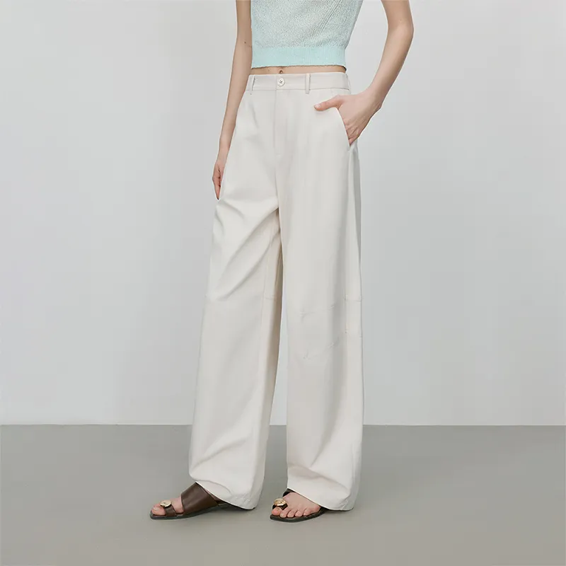 FANSILANEN Casual Pants Women's Beach Sand Beige-3