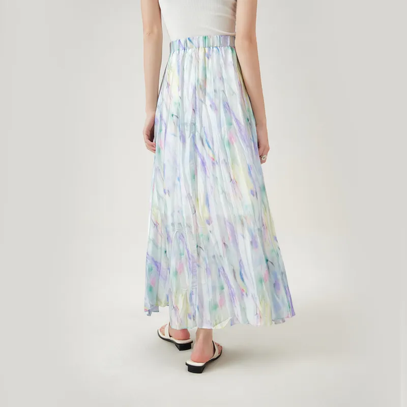 FANSILANEN Casual Long Skirt Women's-1