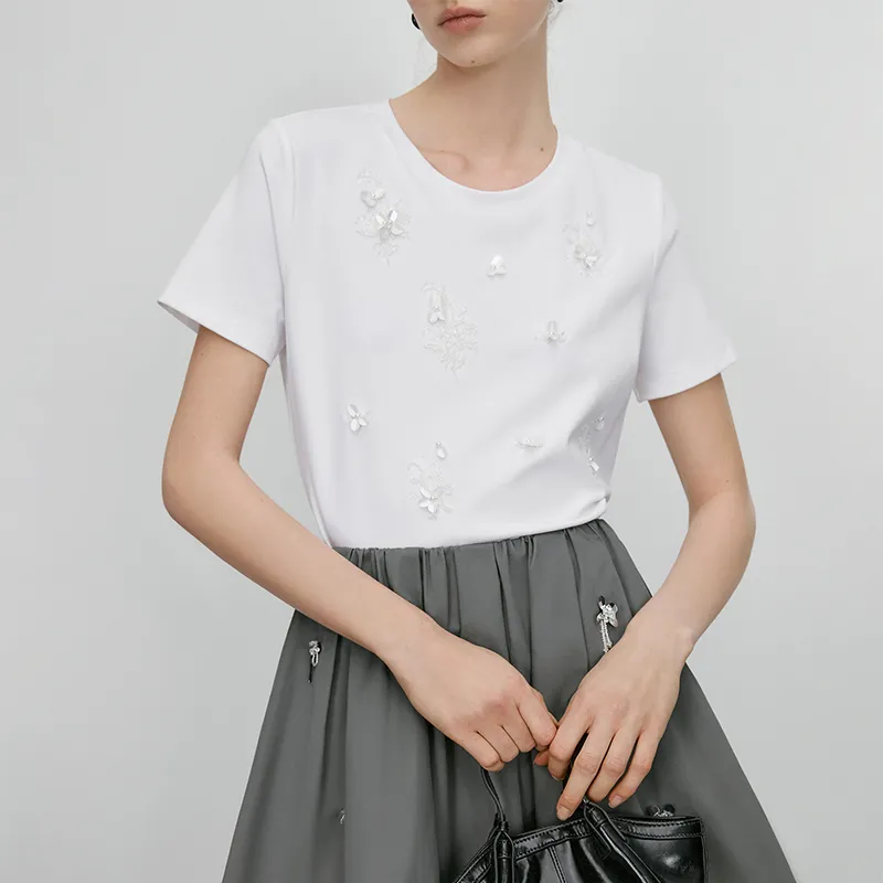 FANSILANEN Regular T Shirt Women's White-2