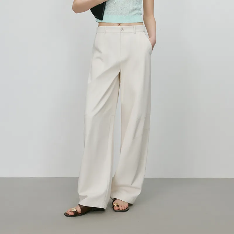 FANSILANEN Casual Pants Women's Beach Sand Beige-1