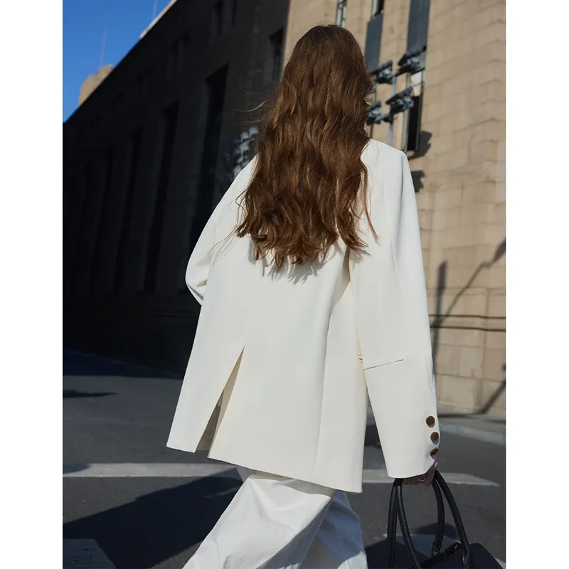 FANSILANEN Business Suit Women's White-1
