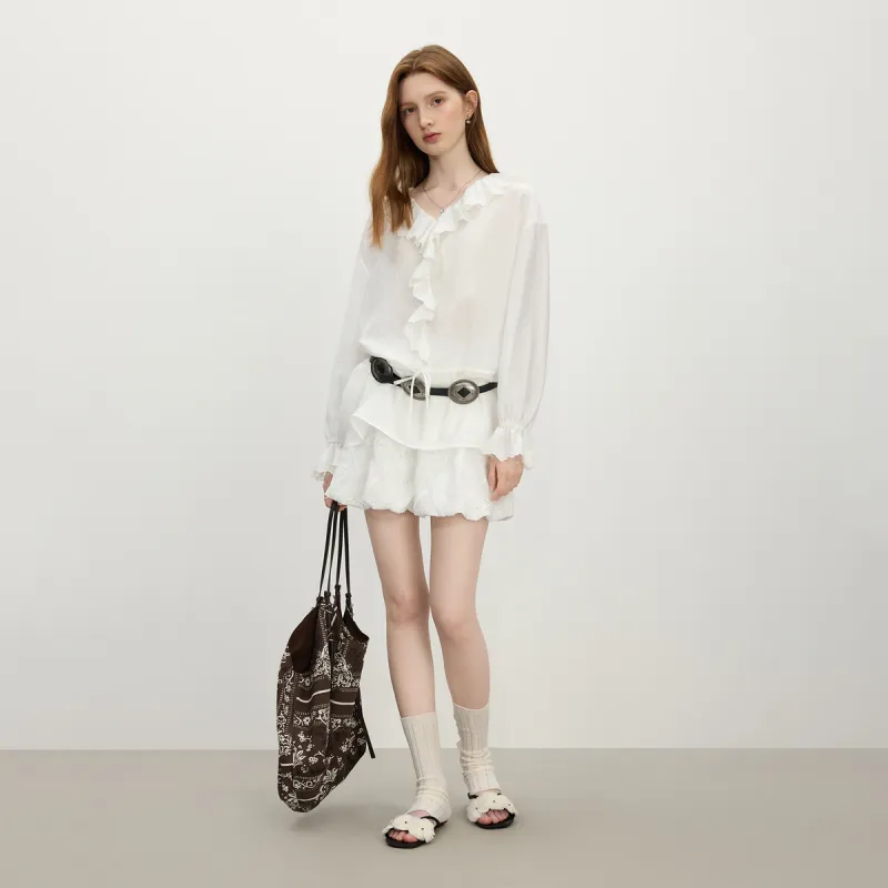 FANSILANEN Shirts Women's White-3