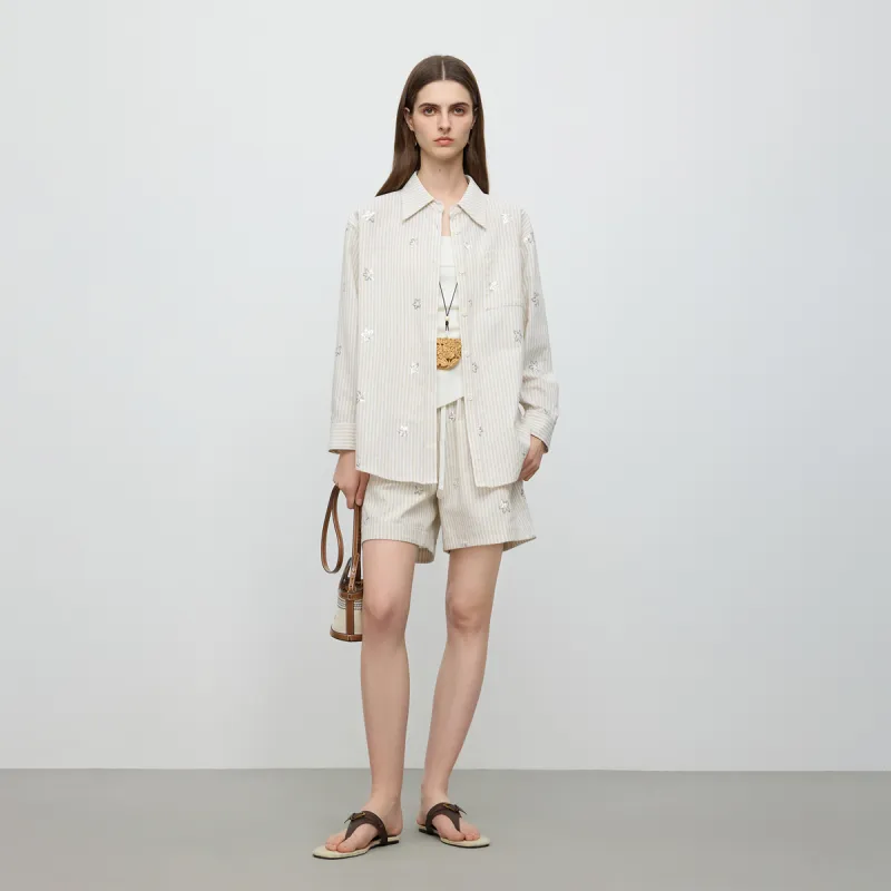 FANSILANEN Shirts Women's Beach Beige-2