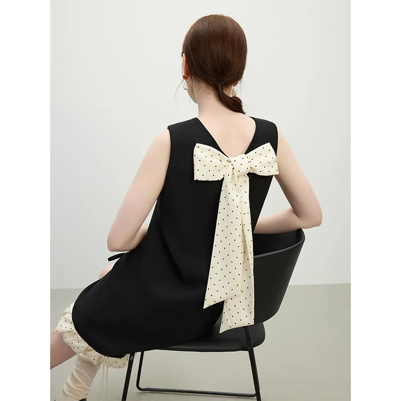 FANSILANEN Sleeveless Dress Women's Black-1