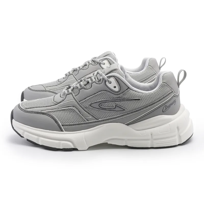 DEERWAY Abrasion Resistant Waterproof Lightweight Low Top Casual Shoes Men's Gray-2