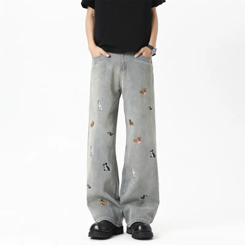 MIIOW Trend Party Series Jeans Unisex-9