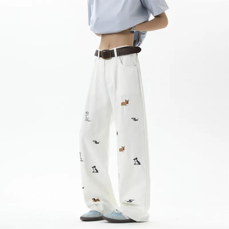 MIIOW Trend Party Series Jeans Unisex-5