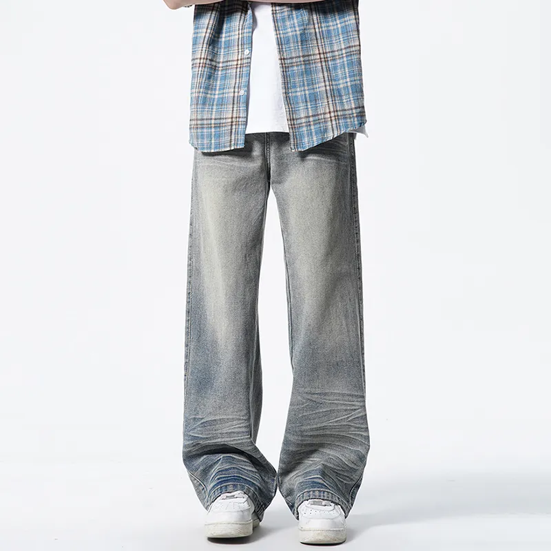 MIIOW Trend Party Series Jeans Unisex Blue-3