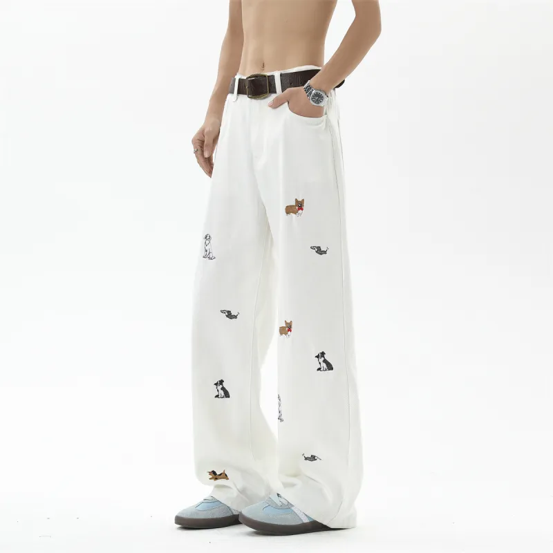 MIIOW Trend Party Series Jeans Unisex-7