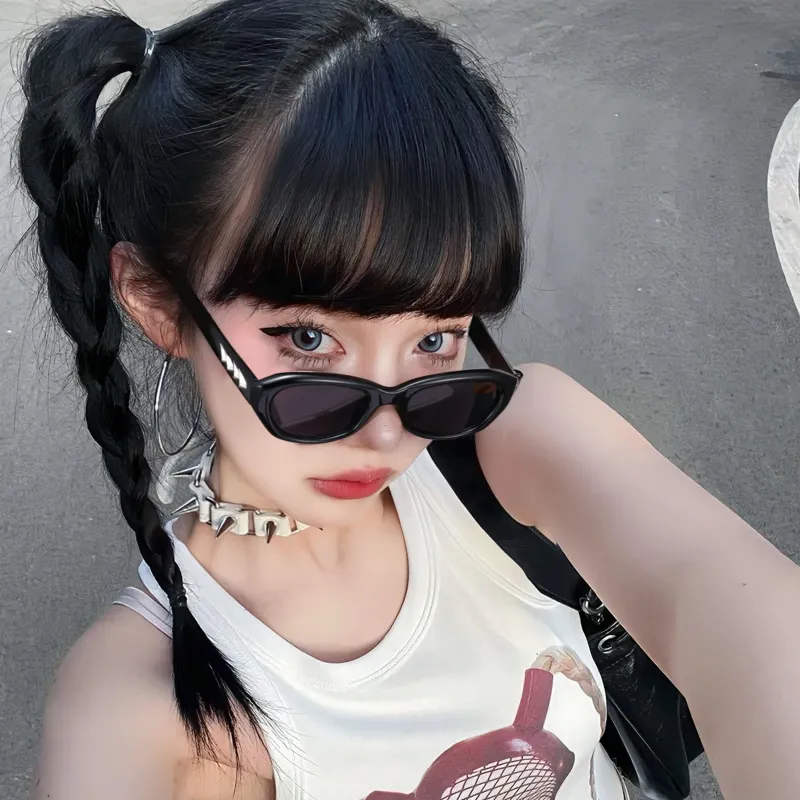 COLORE.IN PC Cat Eye Sunglasses Unisex-4