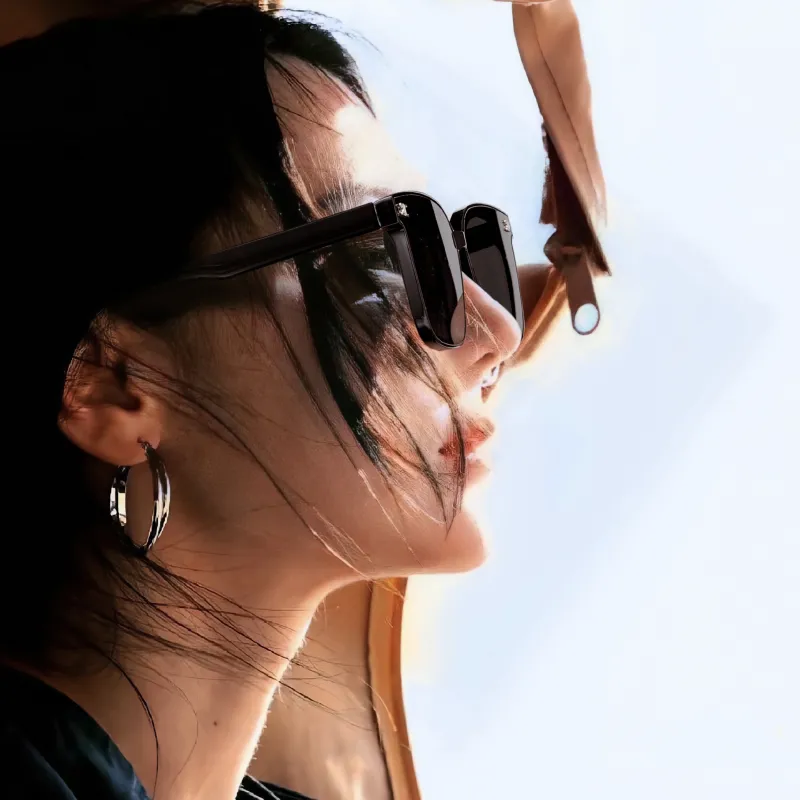 COLORE.IN PC Square Sunglasses Unisex-3