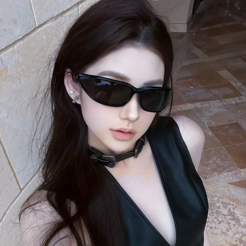 COLORE.IN TR/Memory Plastic Irregular Shape Sunglasses Women's-2