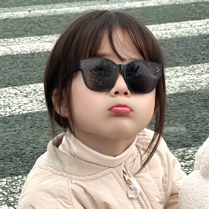 COLORE.IN TR/Memory Plastic Square Sunglasses Kids'-3
