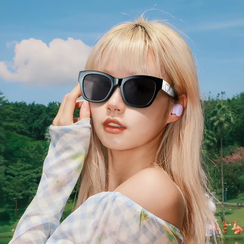 COLORE.IN TR/Memory Plastic Square Sunglasses Unisex-4
