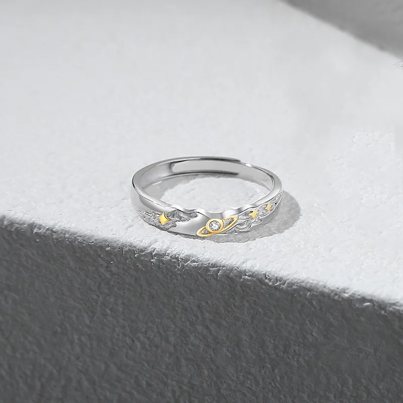 JOLLY GARDEN S925 Sterling Silver Rings Unisex-2