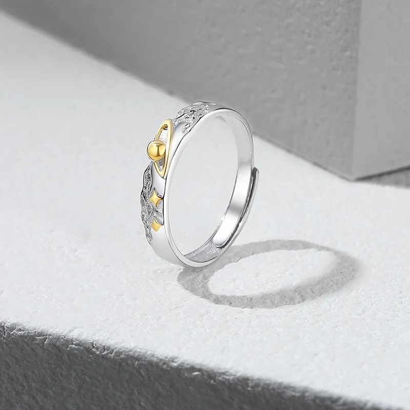 JOLLY GARDEN S925 Sterling Silver Rings Unisex-3