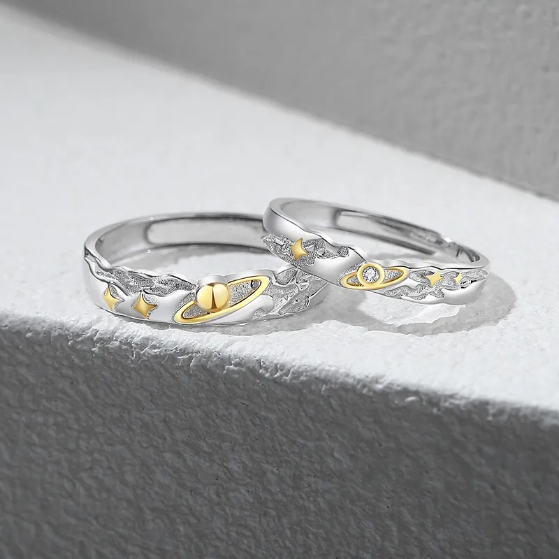 JOLLY GARDEN S925 Sterling Silver Rings Unisex-4