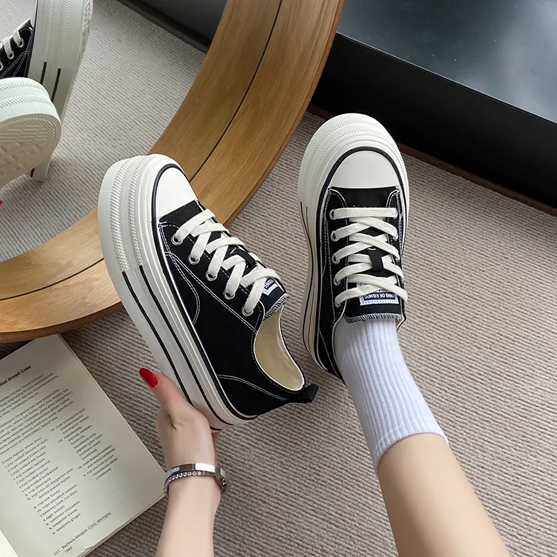 AJPAP Low Top Canvas Shoes Women's-3