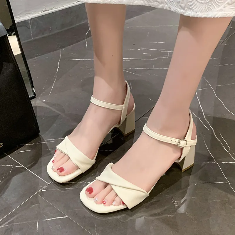 AJPAP One Strap Sandals 6.5cm Women's-3