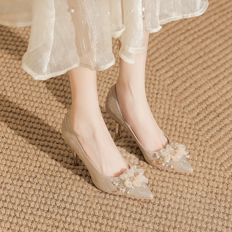 AJPAP Slim Heel High Heels Women's-6