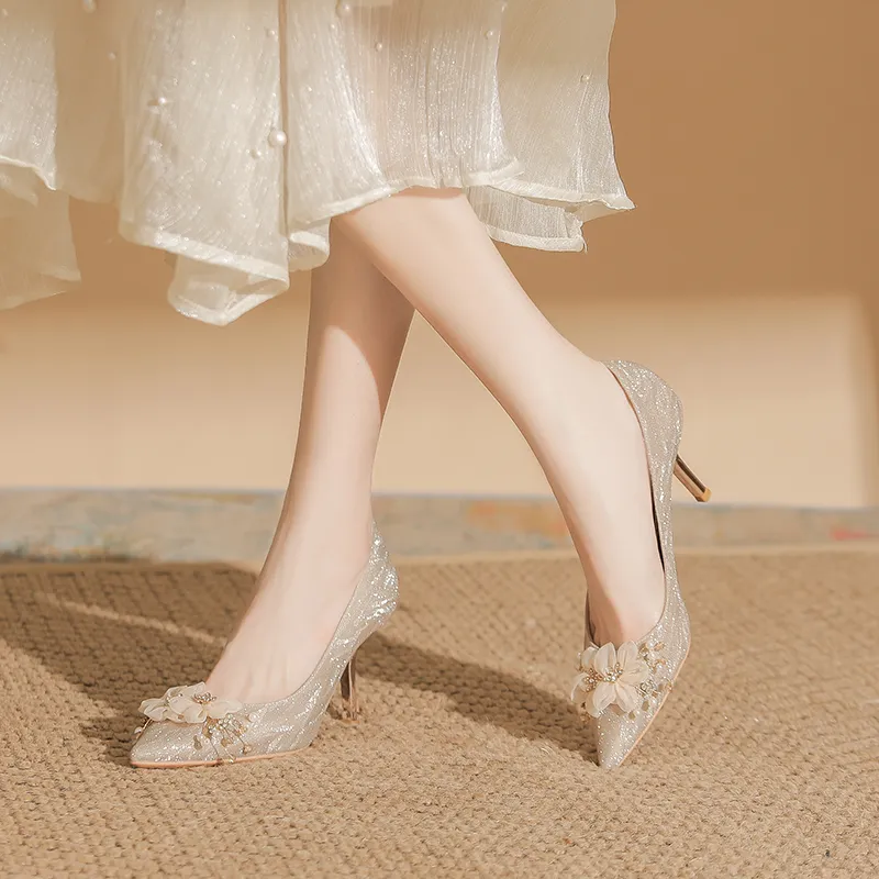 AJPAP Slim Heel High Heels Women's-7