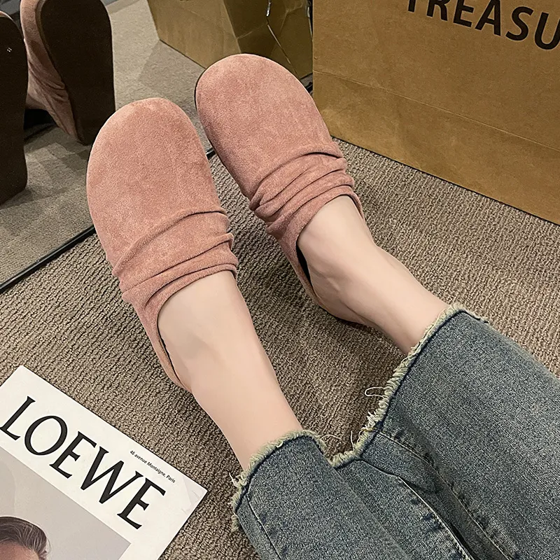 AJPAP Quiet Odor Resistant Abrasion Resistant Wrap toe Slippers Women's-13
