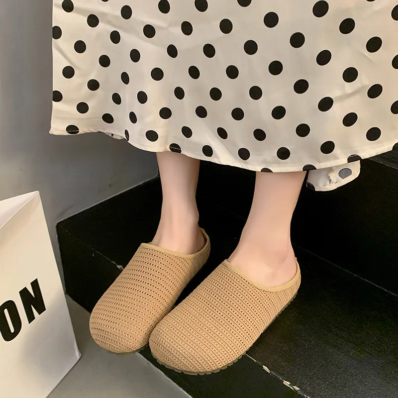 AJPAP Odor Resistant, Abrasion Resistant Closed Toe Slippers Women's-1