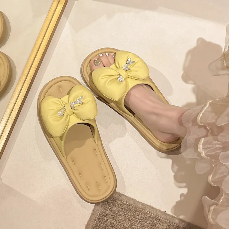 AJPAP Rhinestone Slide Slippers Women's-9