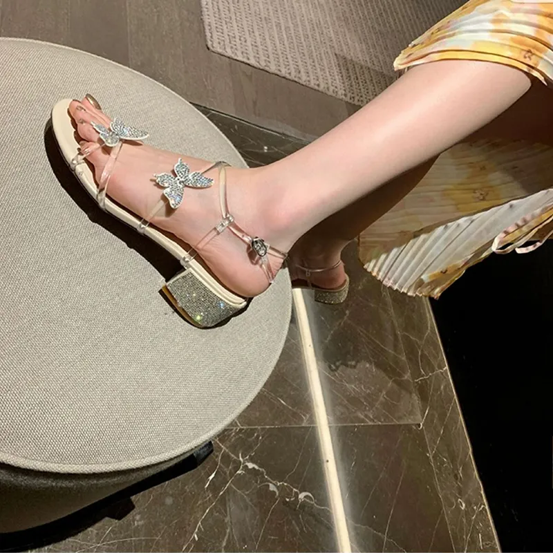 AJPAP Strap Sandals Women's Beige-2