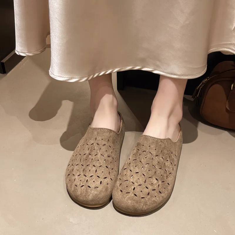 AJPAP Odor Resistant Abrasion Resistant Slip Resistant Closed Toe Slippers Women's-11