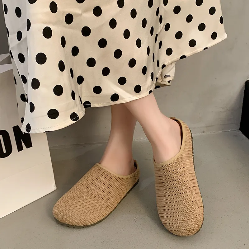 AJPAP Odor Resistant, Abrasion Resistant Closed Toe Slippers Women's-3