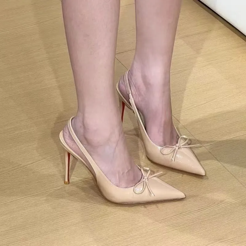 AJPAP Slim Heel High Heels Women's-2