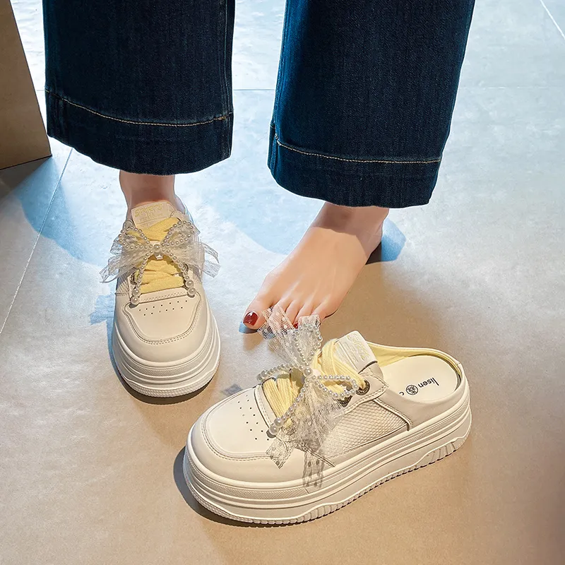 AJPAP Odor Resistant Abrasion Resistant Slip Resistant Closed Toe Slippers Women's-5