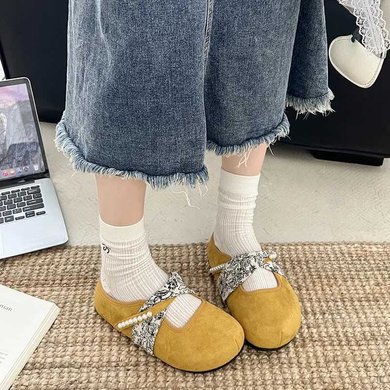 AJPAP Rubber Sole Abrasion Resistant Slip Resistant Closed Toe Slippers Women's-8