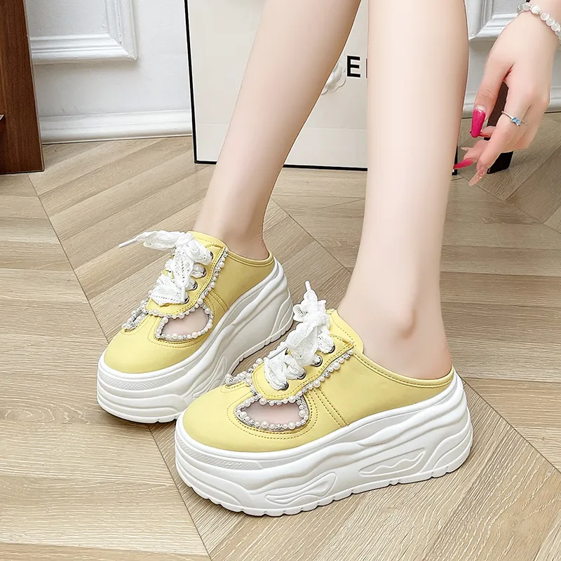 AJPAP Odor Resistant Abrasion Resistant Slip Resistant Closed Toe Slippers Women's-12