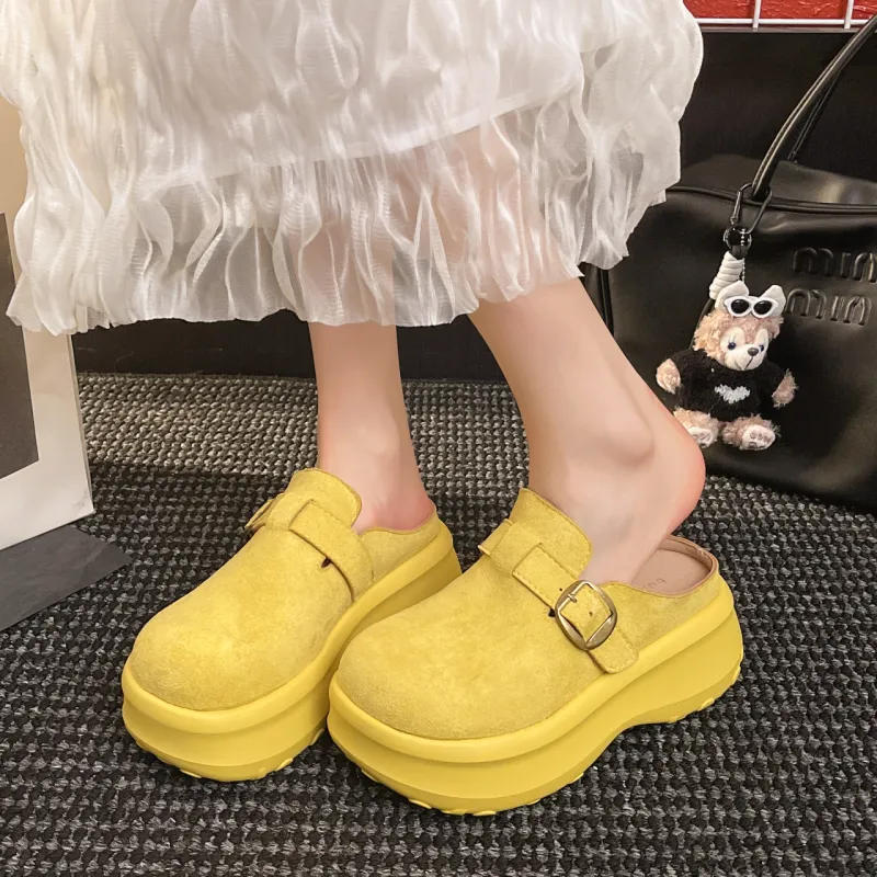 AJPAP Metal Closed Toe Slippers Women's-4
