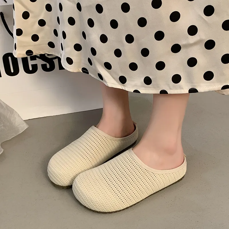 AJPAP Odor Resistant, Abrasion Resistant Closed Toe Slippers Women's-13