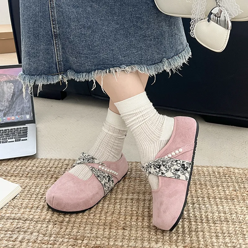 AJPAP Rubber Sole Abrasion Resistant Slip Resistant Closed Toe Slippers Women's-3