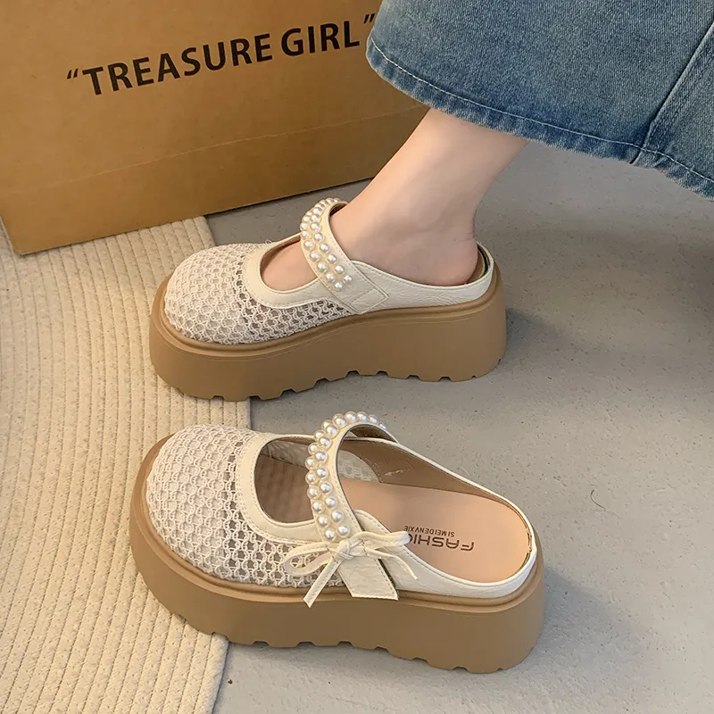 AJPAP Slip Resistant Quick Dry Closed Toe Slippers Women's-5
