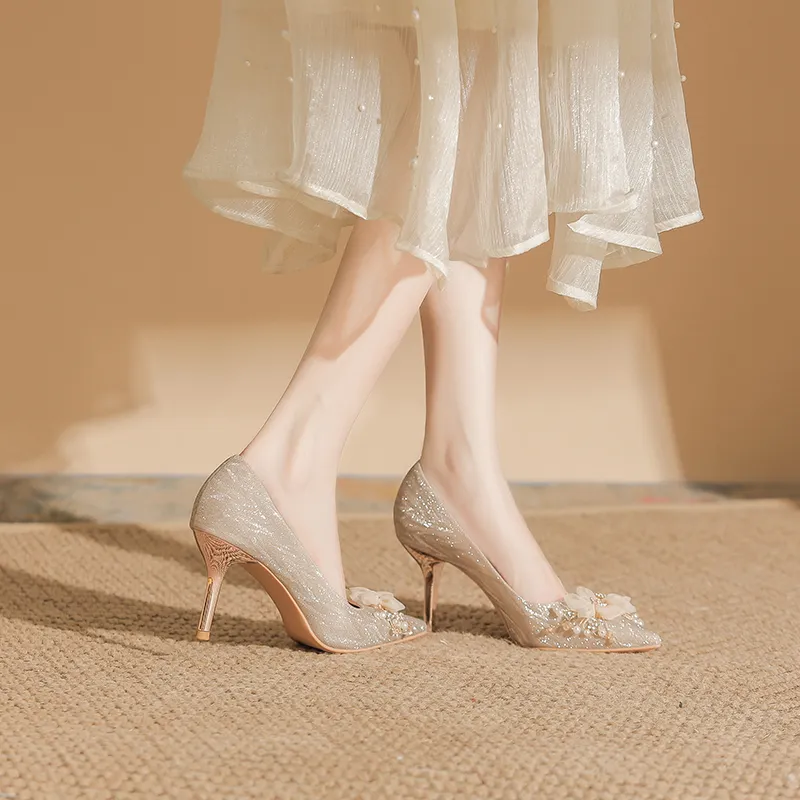 AJPAP Slim Heel High Heels Women's-8