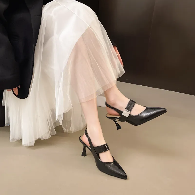 AJPAP Slim Heel High Heels Women's-1