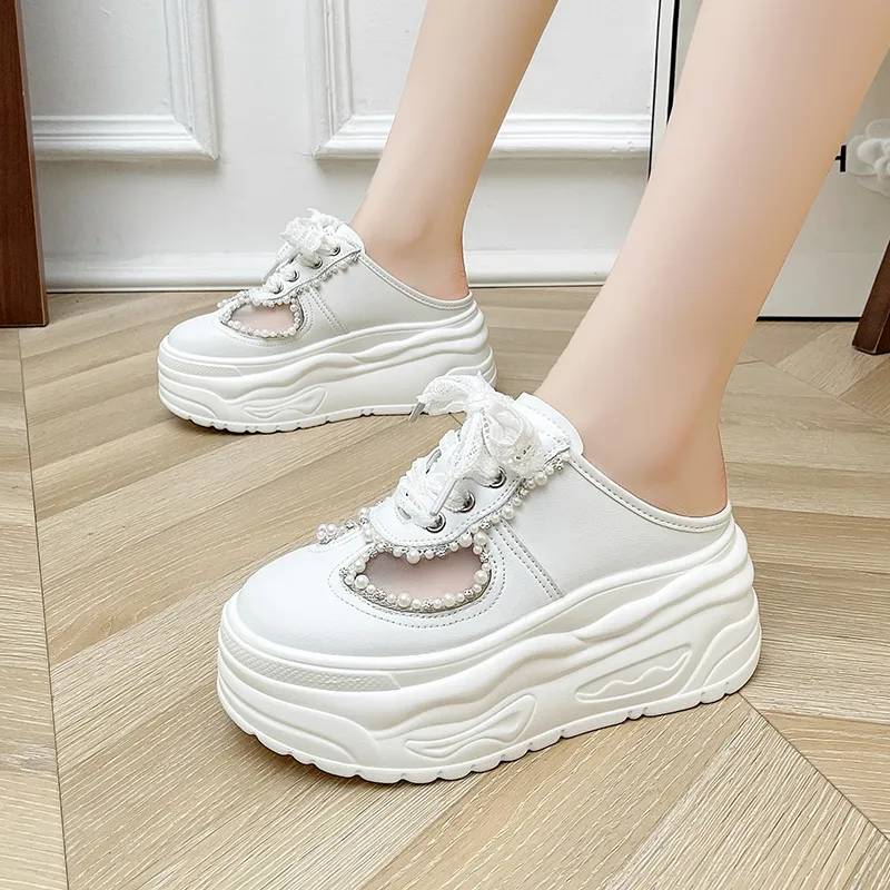 AJPAP Odor Resistant Abrasion Resistant Slip Resistant Closed Toe Slippers Women's-1