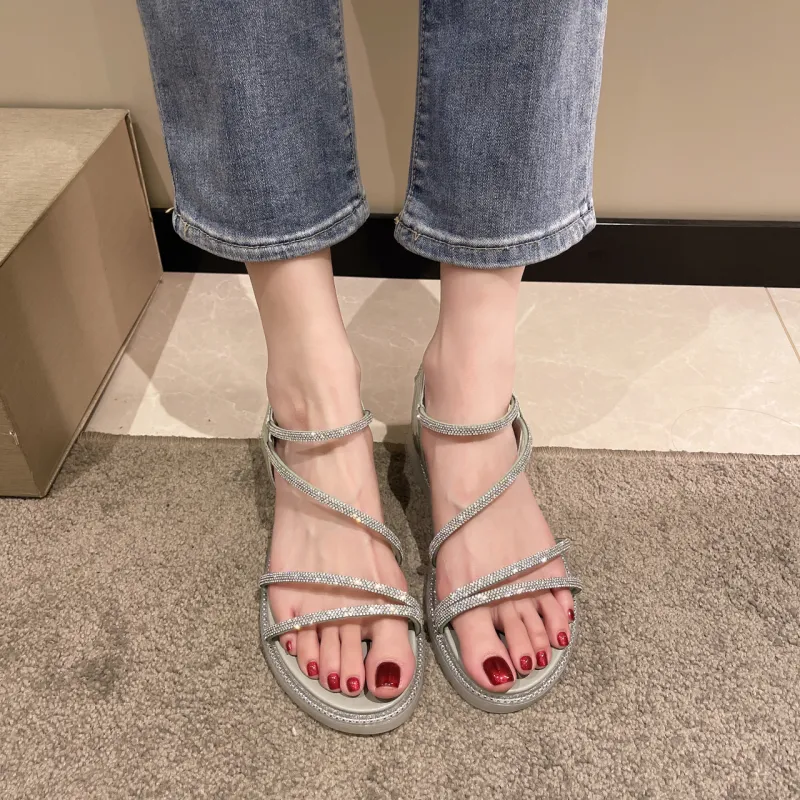 AJPAP One Strap Sandals Women's-10