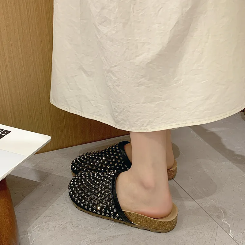 AJPAP Closed Toe Slippers Women's-2