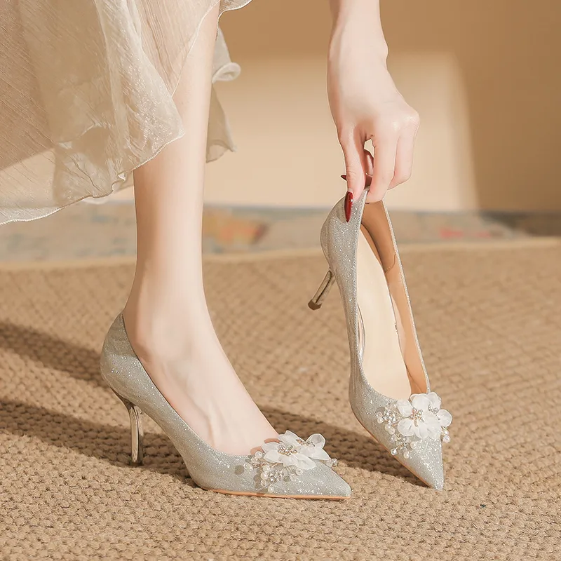 AJPAP Slim Heel High Heels Women's-1