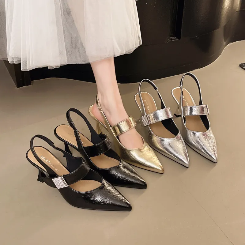 AJPAP Slim Heel High Heels Women's-9