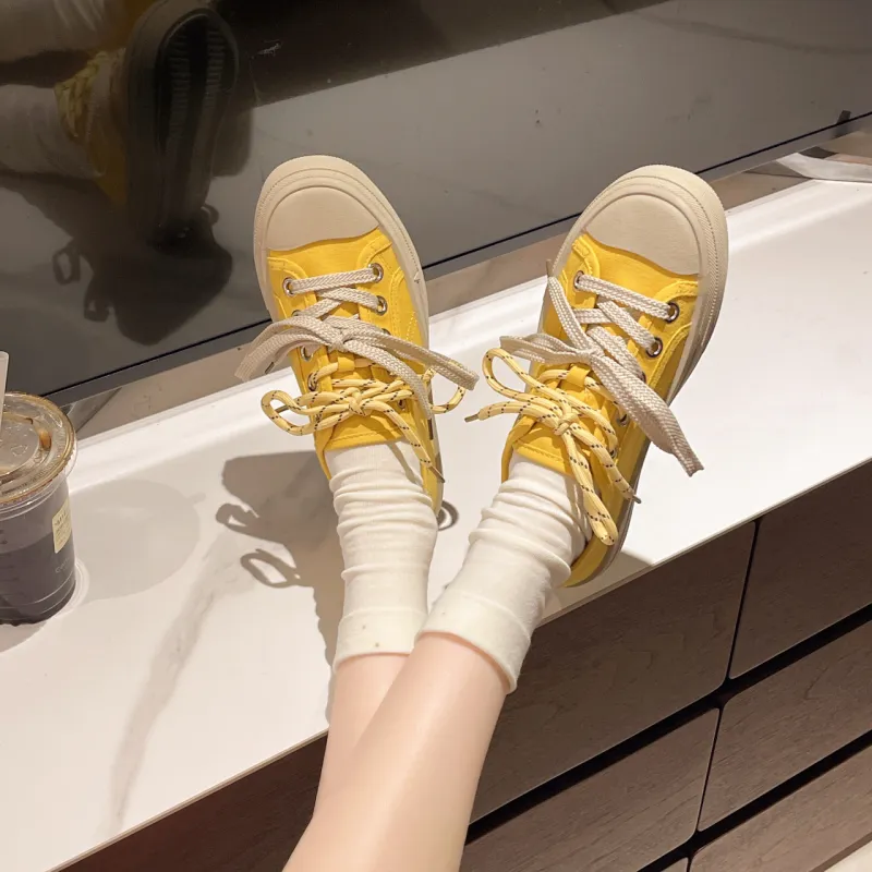 AJPAP Low Top Canvas Shoes Women's-12