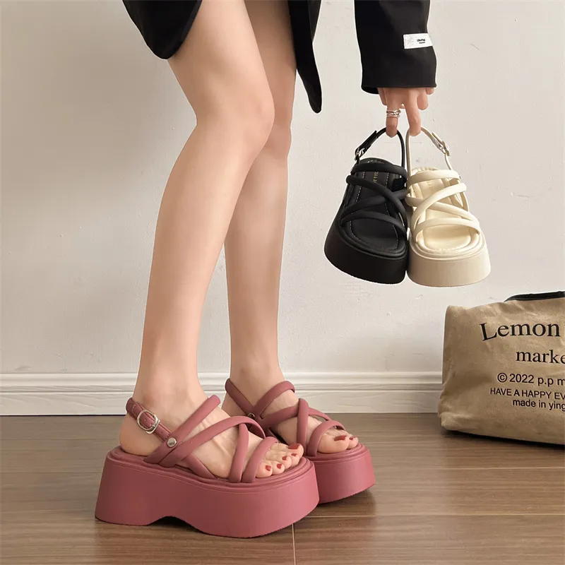 AJPAP One Strap Sandals 5.5CM Women's-20