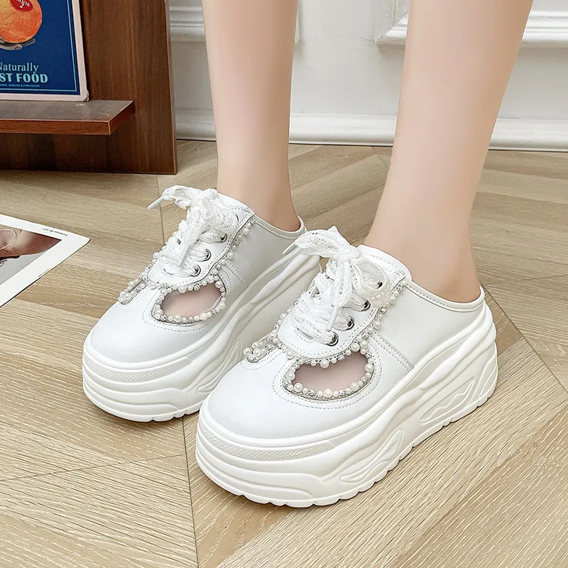 AJPAP Odor Resistant Abrasion Resistant Slip Resistant Closed Toe Slippers Women's-3