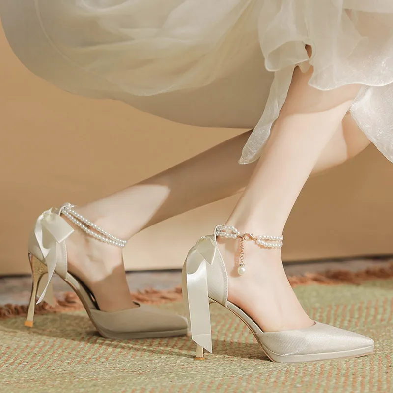 AJPAP Slim Heel High Heels Women's-4